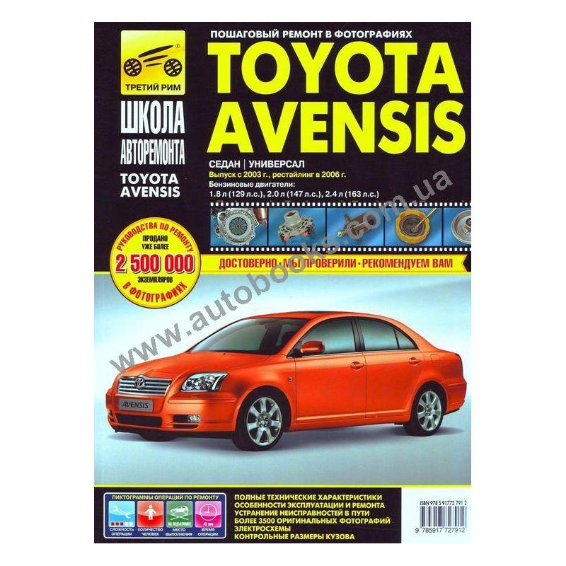 Инструкция Toyota Avensis () ( страницы)